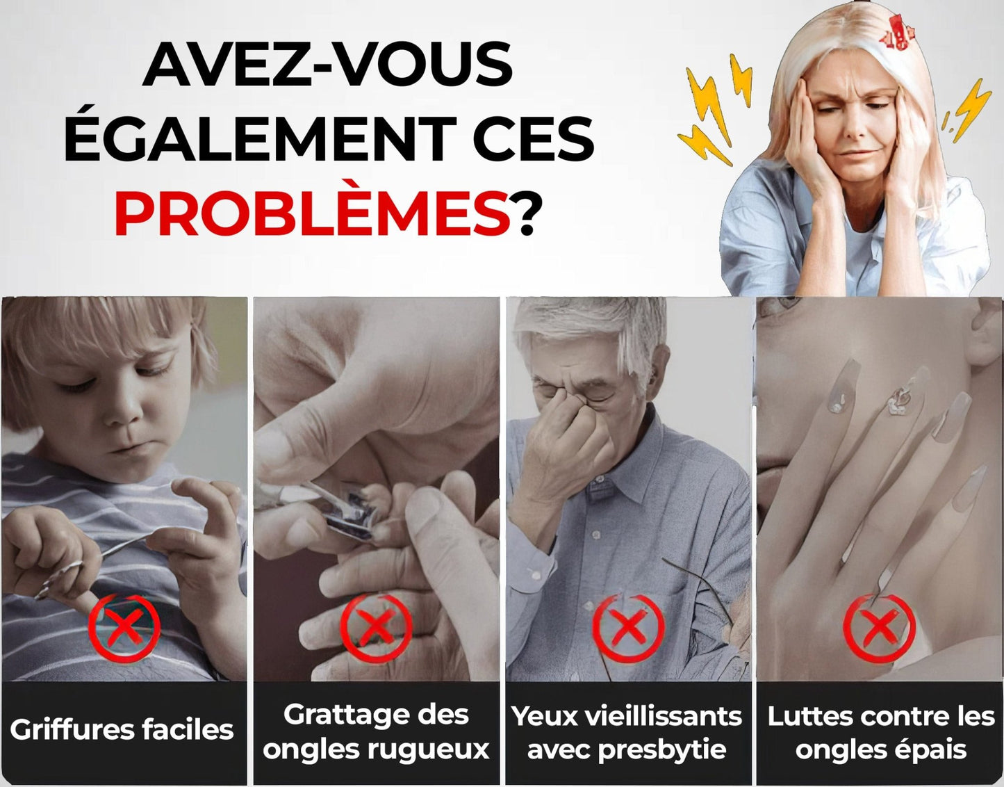 🔥 Coupe - Ongles Électrique 2 en 1 - ProTrim™ - Amour Bébé
