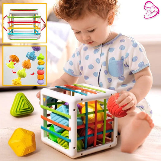 Jeu de tri de blocs Montessori - BabyPuzzle™ - Amour Bébé